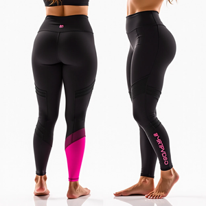 Pantalones Deportivos de Mujer de Secado Rápido, Antibacterianos, de Algodón/Fibra de Bambú, Cintura Alta, Compresión, Leggings de Yoga con Estampado para Entrenamiento - Product Image 5