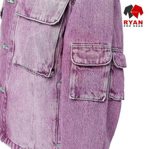 Chaqueta Vaquera para Hombre, Diseño Personalizado, Fabricación OEM/ODM, Cierre de Botones, Estilo Casual Urbano, Precio de Fábrica - Product Image 6