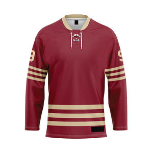 Jersey de Hockey sobre Hielo con Logotipo Personalizado por Sublimación, para Jugadores Profesionales, Malla de Poliéster, Ropa de Hockey sobre Hielo al por Mayor con OEM - Product Image 1