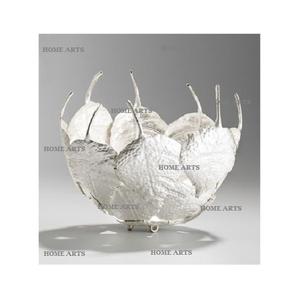 ชุดชามผลไม้โลหะ 2 ใบ คุณภาพเยี่ยม สีทอง สำหรับใส่ขนมหวาน ผลไม้ ขายดีอันดับต้นๆ - Product Image 2