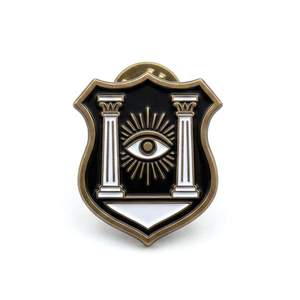 Fabricante OEM, Diseño Personalizado, Placa de Zinc Plateada, Tradicional Masónica, con Serigrafía - Product Image 3