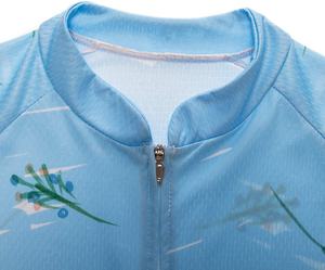 ชุดเสื้อเจอร์ซีย์ปั่นจักรยานแขนสั้น H.S.A International สำหรับผู้หญิง พร้อมกางเกงขาสั้นแบบซับลิเมชั่น ระบายอากาศได้ดี แผ่นเจล 3 มิติ กางเกงขาสั้นแห้งเร็ว - Product Image 5