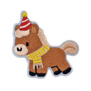 Chapeau Bob Décontracté en Toile avec Patch Brodé Chien à Coller pour Activités de Plein Air - Product Image 3