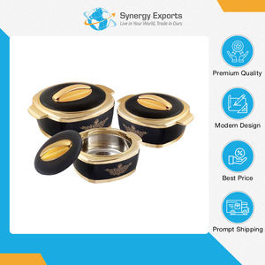 Large gamme de produits, meilleur fournisseur de casseroles isolées multifonctionnelles en 3 pièces avec couvercles, provenant du meilleur fabricant indien - Product Image 2