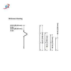 Panneau de clôture d'aéroport anti-escalade en PVC courbé en 3D en forme de Y avec fil barbelé - Product Image 3