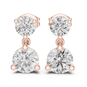 Best Quality Custom Handmade Certified Pure 925 Sterling Silver Round Shape Moissanite Luxury <b>Stud</b> <b>Earrings</b> <b>Fine</b> Jewelry - Product Image 2