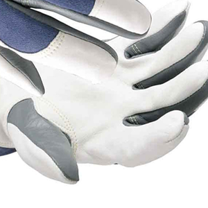 Gants de soudage en cuir de protection à manchette longue, gants de travail résistants au feu et de sécurité fabriqués au Pakistan - Product Image 6