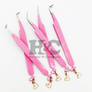 Pinzas para pestañas con logotipo personalizado, suministros de belleza, pinzas para pestañas con volumen de etiqueta privada, pinzas para extensión de pestañas, visón sostenible - Product Image 1