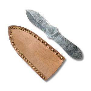 Couteau JEXMOO personnalisé fait à la main en acier Damas, lame vierge multifonctionnelle à motif goutte de pluie, avec un cadeau parfait, couteau pour usage extérieur - Product Image 2