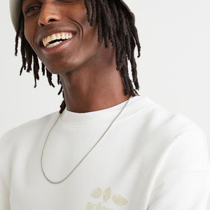 Vente en gros de sweat-shirt à col rond écologique de haute qualité pour hommes polyester/coton Offre Spéciale teint uni pour le printemps - Product Image 3
