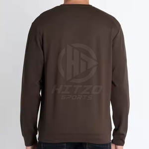 Qualité supérieure Meilleure vente Sweat-shirt d'hiver pour hommes 100% coton Motif solide Couleur et logo personnalisés Respirant Léger - Product Image 2