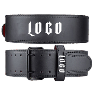 Cinturón de ejercicio de levantamiento de pesas de cuero para gimnasio con logotipo personalizado, Material de piel de vaca de 7mm, accesorios de Fitness rosa para hombres, cinturones de levantamiento de pesas - Product Image 3