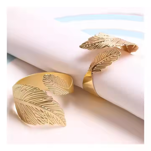 Elegant Design Metal Napkin Rings for Classic <b>Table</b> Decor in Gold and Luxury Dining <b>Table</b> Decoration with Best Price - Product Image 1