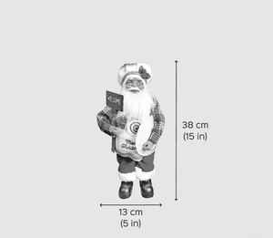 Le chef cuisinier Père Noël : Décoration de cuisine en laine autoportante, Père Noël en laine, décoration de table de Noël mignonne, Père Noël chef cuisinier en laine - Product Image 3