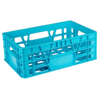 Caisses en plastique durables et polyvalentes DPK49 pour le stockage et le transport sécurisés des assiettes et des bols destinés aux services de restauration et de traiteur