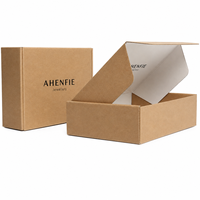 Boîtes en carton ondulé auto-érectables recyclables avec logo personnalisé en relief, quadricolores, pour l'électronique grand public et les téléphones mobiles
