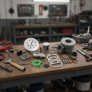 Kit de Cilindro de Válvula de Láminas de Gran Calibre Zuera VTR 145cc para Motocicletas, Culatas de Alto Rendimiento - Product Image 3