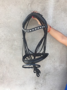 Bride anatomique nouvelle couleur cuir de cheval noir Stanford Bride anatomique Bride anatomique en cuir de cheval anatomique Bride anatomique en cuir de cheval - Product Image 3