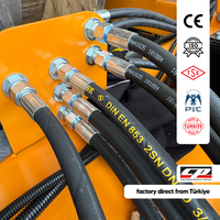 Remorque professionnelle auto-chargeante hydraulique en acier inoxydable pour bobines de câbles, 4 tonnes, avec treuil, fabricant turc CP FHCDT4 Power