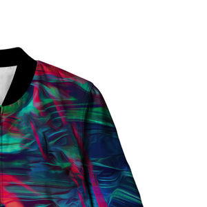 Veste universitaire en polyester à sublimation personnalisée, vente en gros, veste d'hiver, veste de baseball à fermeture éclair, veste bomber en polaire pour homme - Product Image 5