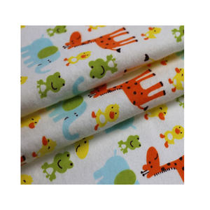 Tissu en flanelle sergé brossé double face de haute qualité pour la fabrication de housses de sacs de nettoyage - Matière de pyjama pour bébé en coton de haute qualité - Product Image 1