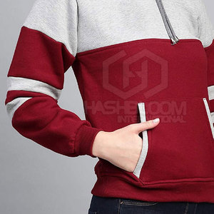 Sweats d'hiver décontractés grande taille pour femmes sweats à capuche surdimensionnés tissu tricoté respirant quantité minimale de commande bas sweats à capuche imprimés avec logo personnalisé - Product Image 6