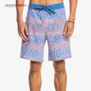 Short de plage imprimé pour homme avec tissu doux et coupe décontractée pour les vacances Short de plage pour homme à séchage rapide - Product Image 2