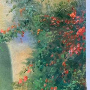 Pintura al Óleo de Jesús 100% Pintada a Mano sobre Lienzo de 36x24 Pulgadas, Diseño Clásico de Lujo Estilo Campo Anime para Decoración de Dormitorio con Marco - Product Image 3