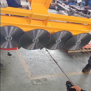 Tête de scie circulaire à 4 lames, scie pour excavatrice hydraulique, coupeur à quatre lames, accessoire de scie à bois pour excavatrice - Product Image 5