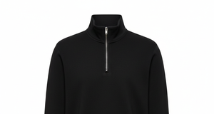 Pull à col roulé en tricot pour homme, quart de zip, chaud, respirant, coupe-vent, veste streetwear, uni, anti-froissement - Product Image 3