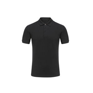 Logo personnalisé T-shirts de golf pour hommes Nouvelles tendances 100% coton couleur unie pour Polo T-Shirt 220 grammes de tissu tricoté poids - Product Image 3