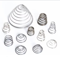 Ressort de compression conique en spirale en acier inoxydable sur mesure pour usine, fil de 1,0x6x15x26mm, longueur personnalisée étendue