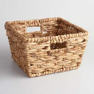 Premium Quality Water <b>Hyacinth</b> <b>Basket</b> For Elegant Storage Decor With Durable Handwoven Construction - Product Image 1
