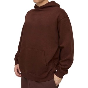 Unisex personalizado peso pesado 300-500 Gsm sin cuerda sudaderas con capucha de gran tamaño 100% fibra de bambú ropa de calle en blanco impresión Digital invierno - Product Image 2