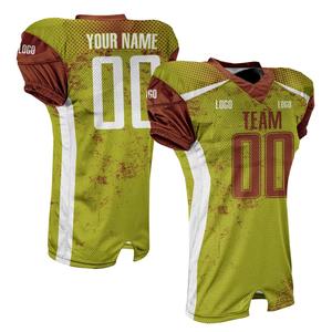 Customizable Men's Rugby T-shirts Loose Fit Quick-Dry Sports T-Shirt with <b>Red</b> Neck Short Sleeve American <b>Football</b> Uniform Set - Product Image 6