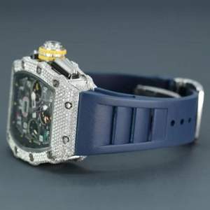 Alta calidad Iced Out DEF Lab Grown Diamond Watch Diamante incoloro Estilo hip hop Reloj de diamantes - Product Image 5