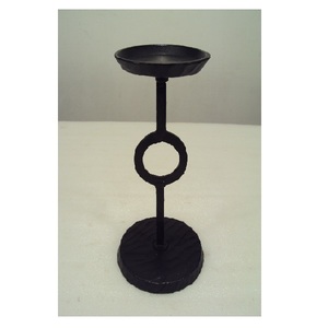 <b>Black</b> Color Iron Candle <b>Holder</b> Stand Decorative Design For Home Living Room Party Christmas Decoration Use - Product Image 5