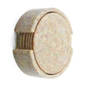 Juego de posavasos de Esteatita natural a un precio razonable Decoración sostenible hecha a mano para el hogar en Nuevo diseño Hecho EN LA India - Product Image 6