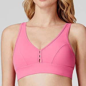 Hot Sale Sports <b>Bra</b> High Quality Built in <b>Bra</b> 4 way stretch Fitness Sports <b>Bra</b> for Women - Product Image 1