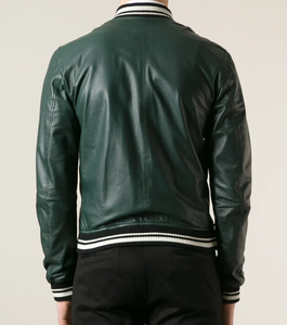 High Quality OEM Manufacturer Winter Bomber <b>Jacket</b> Embroidery Digital Print <b>pilot</b> Custom Leather Bomber Quit Lining <b>Jacket</b> ODM - Product Image 2