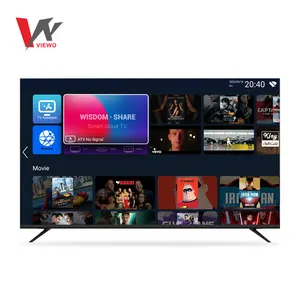 تليفزيون ذكي جديد بتصميم جديد لعام 2023 للبيع بالجملة شاشة مقاس 65 بوصة بحلول التشغيل أندرويد الذكي بدون إطار