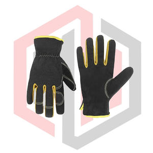 Gants de travail en cuir pour hommes et femmes, renforcés, durables, pour le jardinage, respirants, sans silicone, sans poudre, personnalisables - Product Image 1
