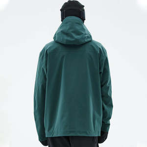 Veste de ski imperméable, respirante, à séchage rapide, fermeture éclair, unisexe, couleur unie, doublure en coton, polyester/nylon - Product Image 3