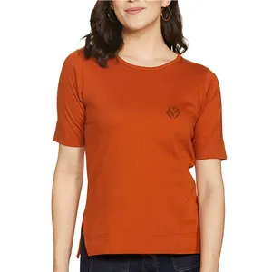 Camiseta cómoda para mujer, camiseta de manga corta con cuello redondo, camiseta de moda de alta calidad para mujer - Product Image 1