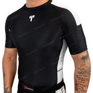 Top vente hommes Compression Fitness Rash Guard à manches longues vêtements de sport sublimé pour MMA utilisation confortable pour les sports d'été - Product Image 6