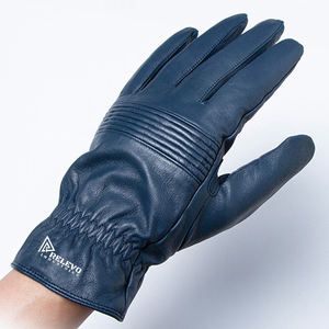 Gants de course en cuir véritable cirés, design personnalisé, couleur gris, meilleurs gants de course en cuir pour moto - Product Image 6