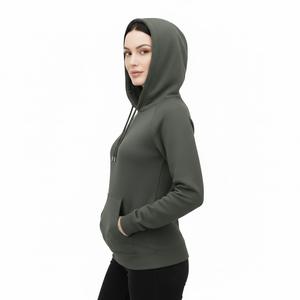 Nouveau sweat à capuche noir en ébène pour femme, coupe ajustée, en coton, pull à capuche de luxe, sweat-shirt de haute qualité, sweat à capuche de créateur - Product Image 4