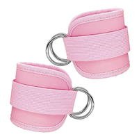 Sangles de cheville en nylon personnalisables pour la gym, réglables, pour équipement de fitness à câble, protection sportive des chevilles, rééducation