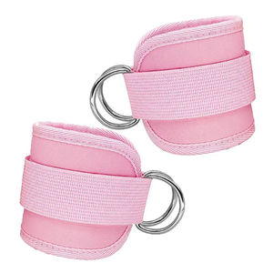 สายรัดข้อเท้าไนลอนแบบปรับได้สำหรับออกกำลังกาย สายหนังปรับระดับได้สำหรับเครื่องออกกำลังกายแบบใช้สายเคเบิล อุปกรณ์ฟิตเนส ป้องกันข้อเท้าสำหรับเล่นกีฬา - Product Image 1