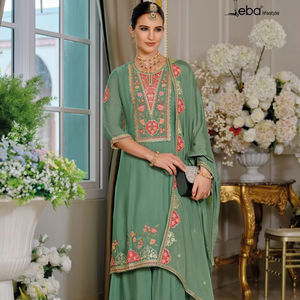 Salwar Kameez Premium para Mujer, Estilo Pakistaní, Estampado Digital en Chinon, Secado Rápido, Listo para Usar, Catálogo Completo Disponible, Precio al por Mayor, para Fiestas - Product Image 1